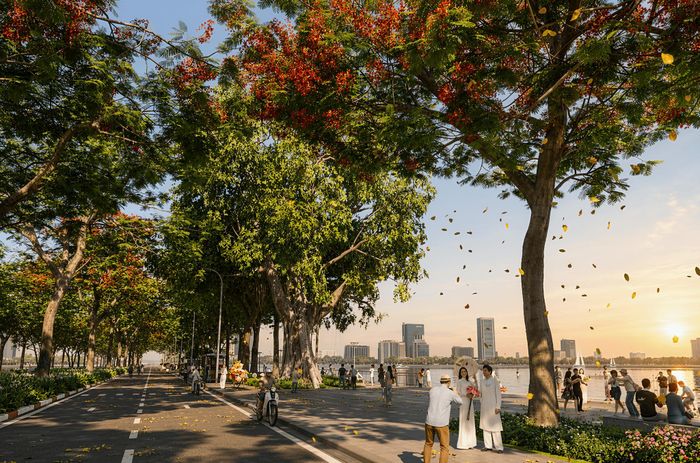 Ngoài ra còn hệ thống không gian công cộng và cảnh quan: Hình thành các quảng trường, sàn ngắm cảnh ven hồ, cầu cảnh quan, bến thuyền hồ Tây, công viên, vườn hoa... tạo thêm các không gian sinh hoạt cộng đồng, vui chơi, giải trí và tham quan cho người dân, du khách.