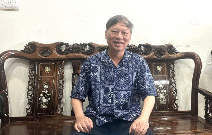 GS.TS Nguyễn Quang Ngọc, Phó Chủ tịch Hội Khoa học Lịch sử Việt Nam. Ảnh: Nguyễn Thủy.