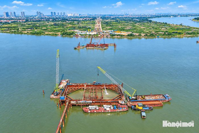 Sau khi hoàn thành, cầu Ngọc Hồi hoàn thiện tuyến Vành đai 3,5 giúp tăng cường kết nối với tỉnh Hưng Yên.