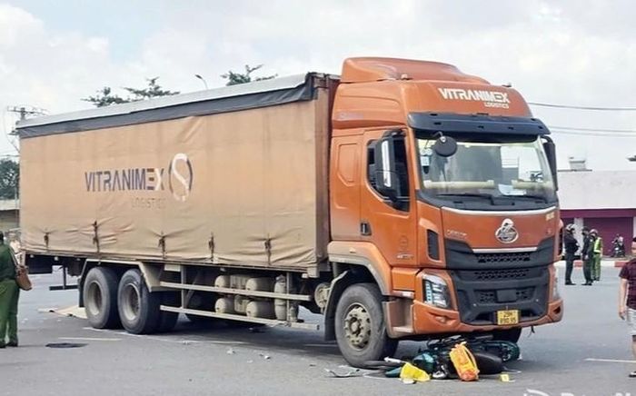 Hiện trường vụ tai nạn. Ảnh: Báo Đồng Nai