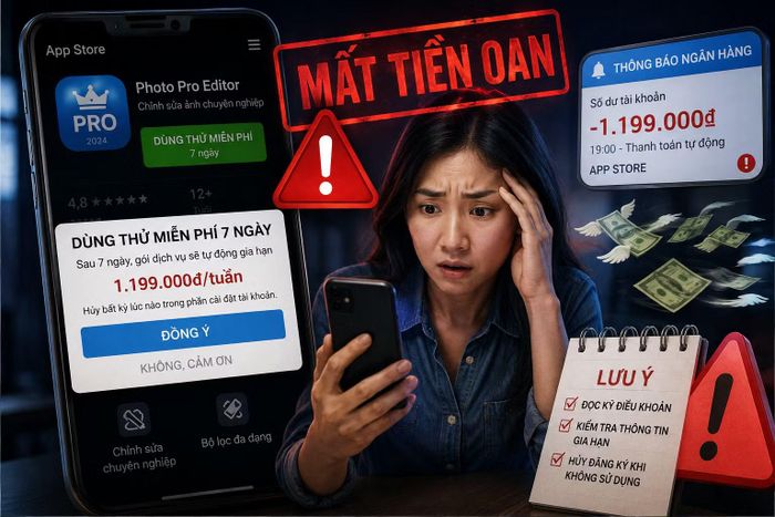 "Dùng thử miễn phí" có thể là cái bẫy mất tiền oan