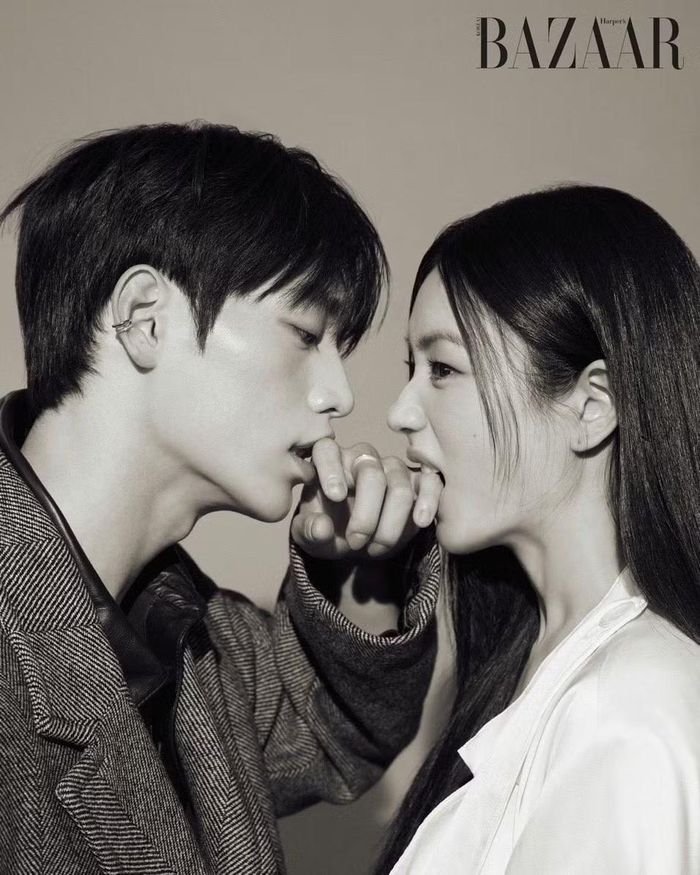 Từ nội dung nhá hàng cho phim đến ảnh đôi chụp tạp chí của Seo Kang Joon và Ahn Eun Jin đều khiến người xem quắn quéo vì "cảm giác cặp đôi" ngọt lịm.