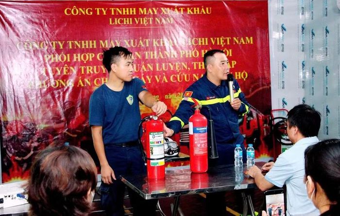 Hướng dẫn sử dụng bình chữa cháy xách tay