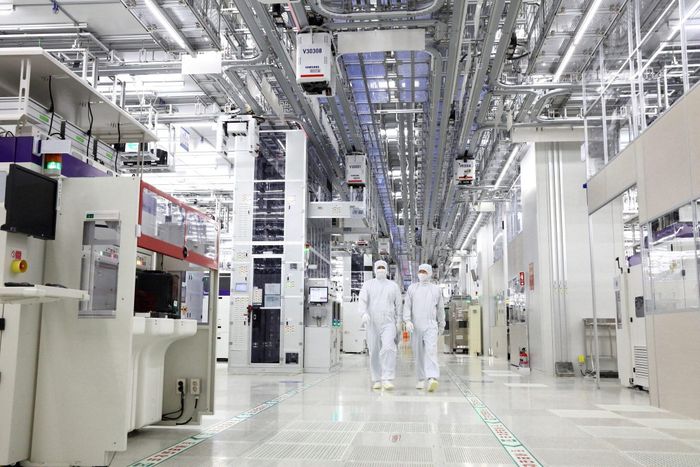  Nhà máy sản xuất chip của Samsung Electronics tại Pyeongtaek, Hàn Quốc. Ảnh: Samsung Electronics/Reuters. 