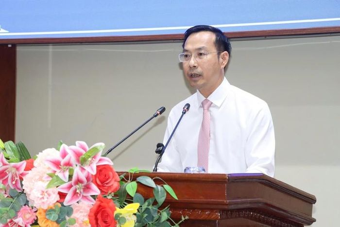 Tân Chủ tịch UBND tỉnh Đồng Tháp Nguyễn Thanh Nhàn phát biểu nhận nhiệm vụ - Ảnh: chinhphu.vn/ Lê Sơn