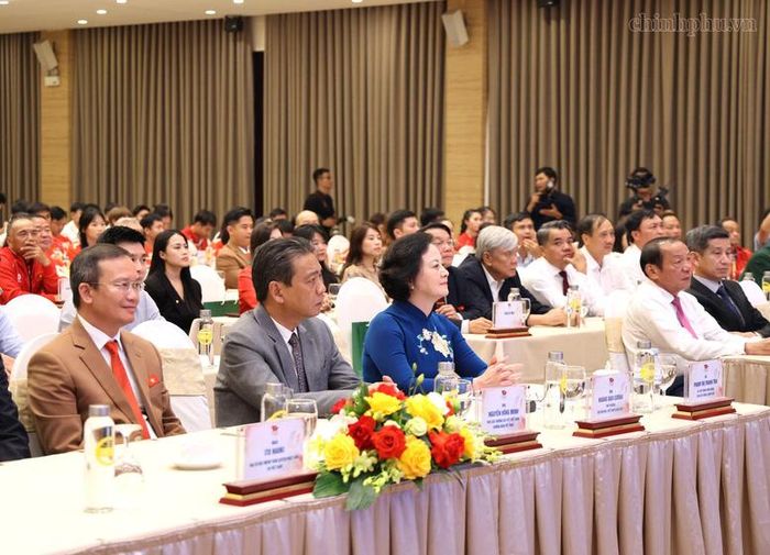 Phó Thủ tướng Phạm Thị Thanh Trà dự Lễ xuất quân của Đoàn Thể thao Việt Nam tham dự ASIAD 20. Ảnh: chinhphu.vn/Thu Giang