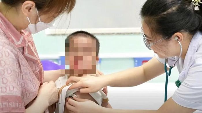 Bệnh nhi hồi phục sau ca ghép. (Ảnh: Bệnh viện cung cấp)