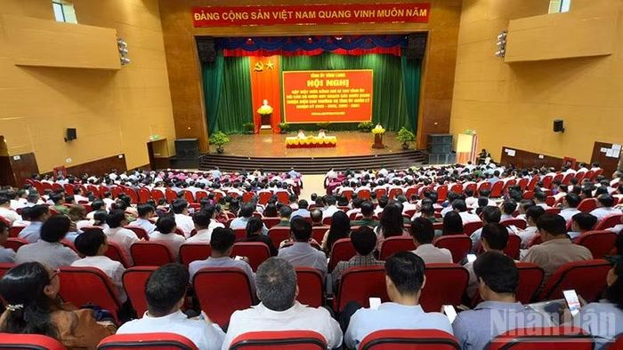 Quang cảnh hội nghị. (Ảnh: BÁ DŨNG)