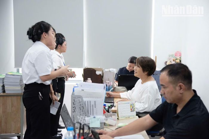 Chương trình đào tạo tại Trung tâm Lao động ngoài nước hướng tới nâng cao chất lượng đào tạo người lao động trước khi xuất cảnh đi làm việc tại nước ngoài, đáp ứng yêu cầu ngày càng cao của các quốc gia tiếp nhận đối với lao động về ngôn ngữ, ý thức kỷ luật, tay nghề,
