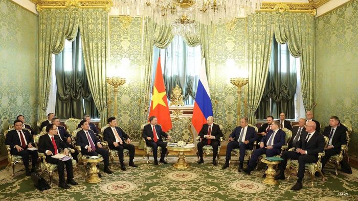 Quang cảnh buổi hội đàm.