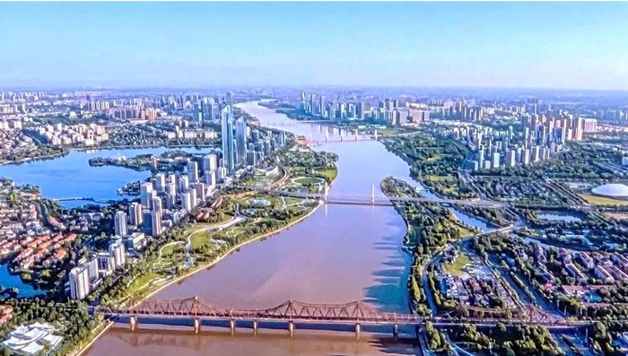  Phối cảnh dự án Trục đại lộ cảnh quan sông Hồng. Nguồn: UBND TP Hà Nội 