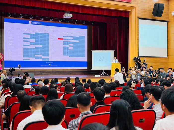  Trường Đại học Y Hà Nội tổ chức sự kiện Match Day 2026 - ngày đăng ký chuyên ngành đào tạo bác sĩ nội trú khóa 51 (2026-2029). Ảnh: NGỌC DUNG 