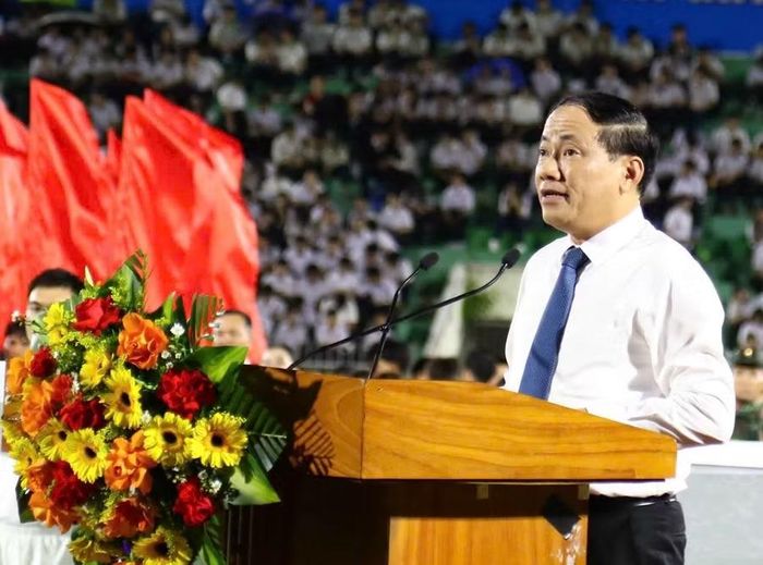 Ông Phạm Anh Tuấn, Chủ tịch UBND tỉnh Gia Lai phát biểu khai mạc.