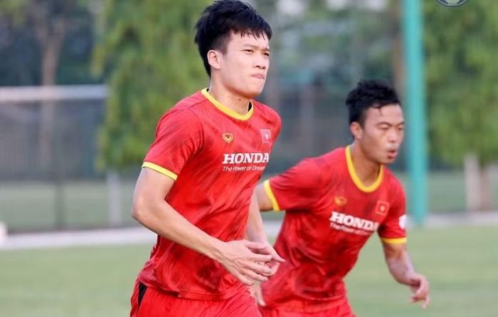 Giá trị cao nhất trong sự nghiệp của Hoàng Đức từng đạt 400.000 euro vào năm 2022. Ảnh: VFF.