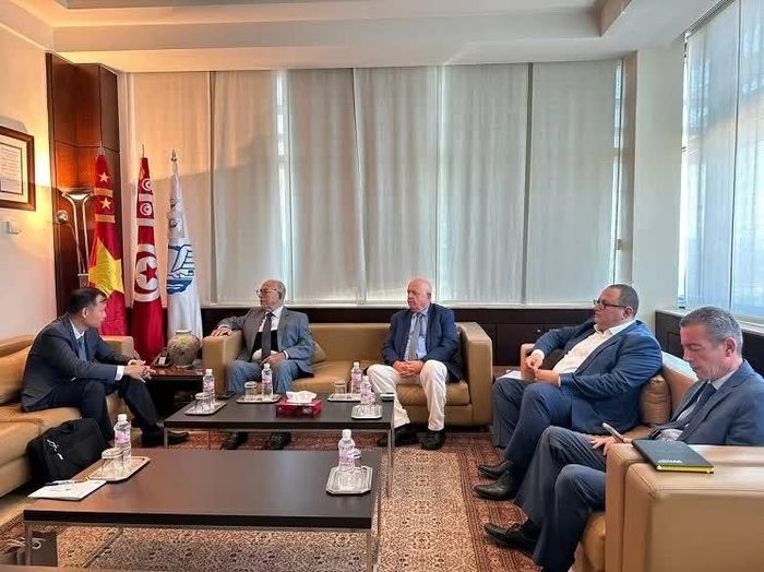 Quốc Vụ Khanh Mohamed Ben Ayed đánh giá cao vai trò, vị thế ngày càng tăng của Việt Nam tại khu vực Châu Á - Thái Bình Dương và trên thế giới. (Nguồn: Đại sứ quán Việt Nam tại Ai Cập)