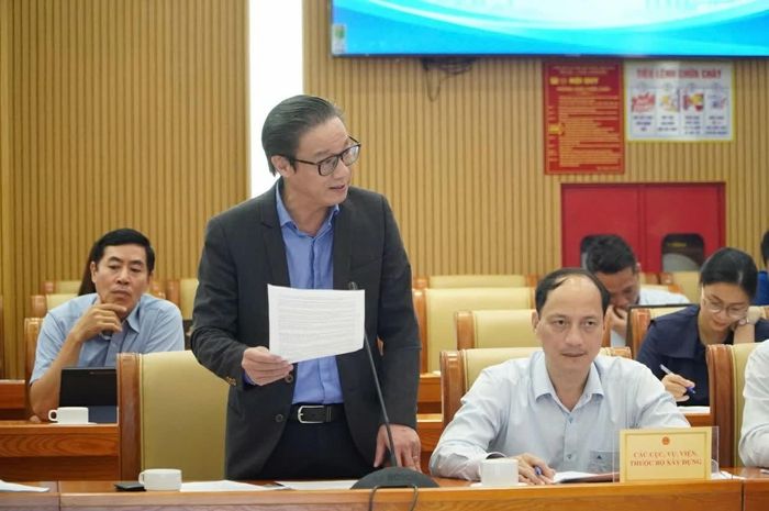 Các đại biểu tham dự phát biểu ý kiến đóng góp. (Nguồn: Bộ Xây dựng)