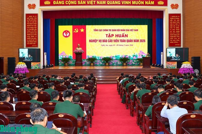 Toàn cảnh buổi bế mạc hội nghị tập huấn. Ảnh: Viết Lam