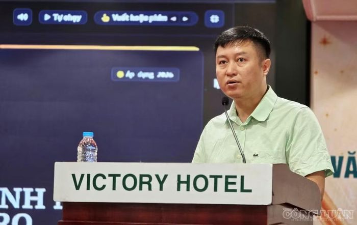 Theo nhà báo Nguyễn Hoàng Nhật, nhiều rủi ro thông tin, hình ảnh..., do AI tạo ra dễ gây ra "ảo giác" tin tưởng vào AI. (Ảnh: CK)