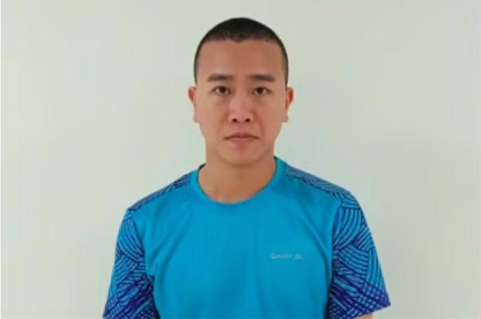 Bị can Hoàng Tạ Minh Cường.