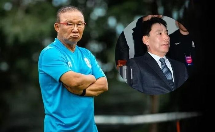 Giáo sư Shin Mun-seon (ảnh nhỏ) và HLV Park Hang-seo