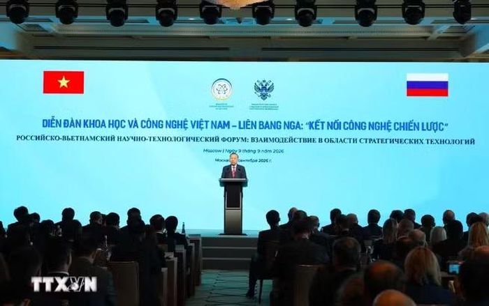 Tổng Bí thư, Chủ tịch nước Tô Lâm phát biểu tại diễn đàn. Ảnh: TTXVN
