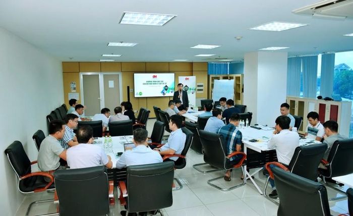 Quang cảnh chung tại lớp học.