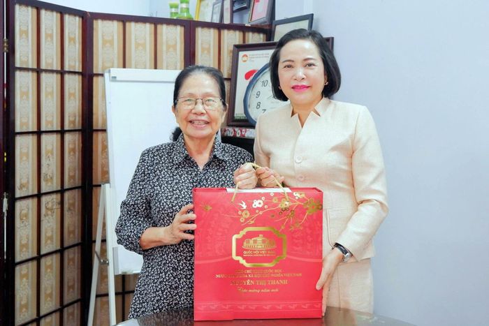 Phó Chủ tịch Quốc hội Nguyễn Thị Thanh thăm, chúc Tết Bính Ngọ 2026 nguyên Phó Chủ tịch Quốc hội khoá 9 Nguyễn Thị Ngọc Phượng. Ảnh: Tư liệu