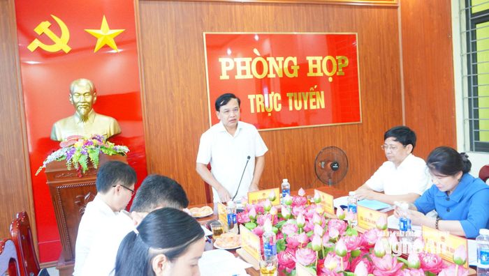 Đồng chí Nguyễn Như Khôi - Phó Chủ tịch HĐND tỉnh phát biểu kết luận buổi giám sát.