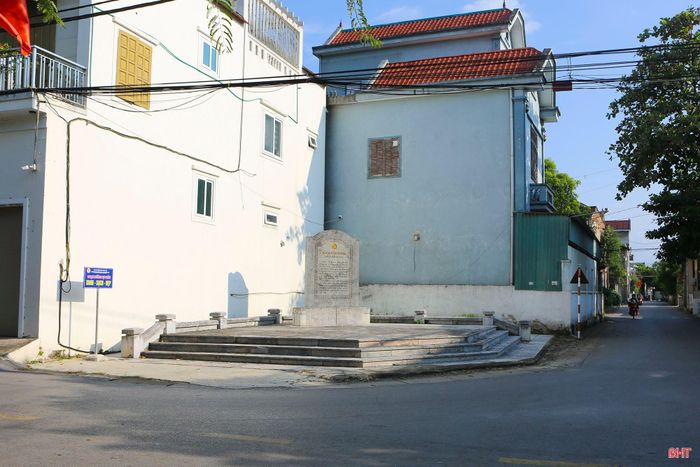 Di tích Nền huyện đường Can Lộc ngày nay.