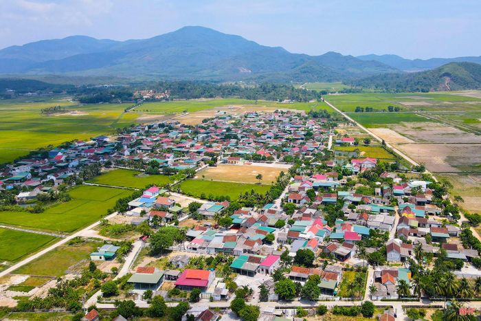 Một góc xã Hồng Lộc hôm nay.