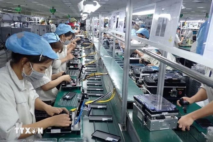 Giày dép tiếp tục là nhóm hàng có vị thế tốt nhất của Việt Nam tại thị trường Pháp. (Ảnh: Anh Tuấn/TTXVN)
