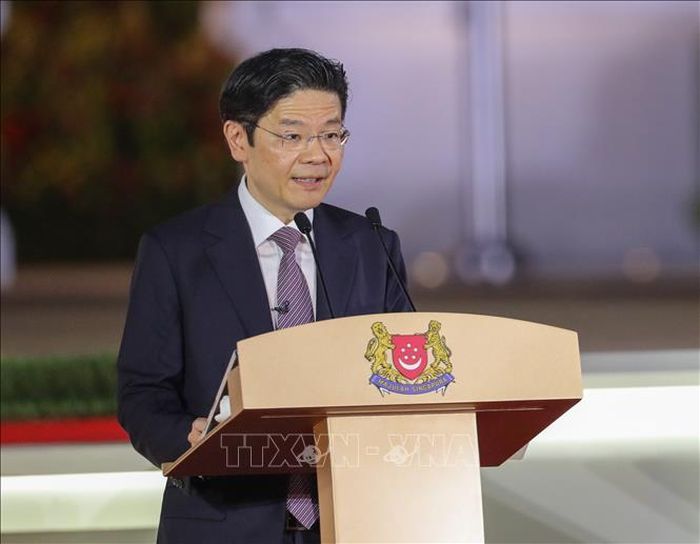 Thủ tướng Singapore Lawrence Wong. Ảnh: THX/TTXVN