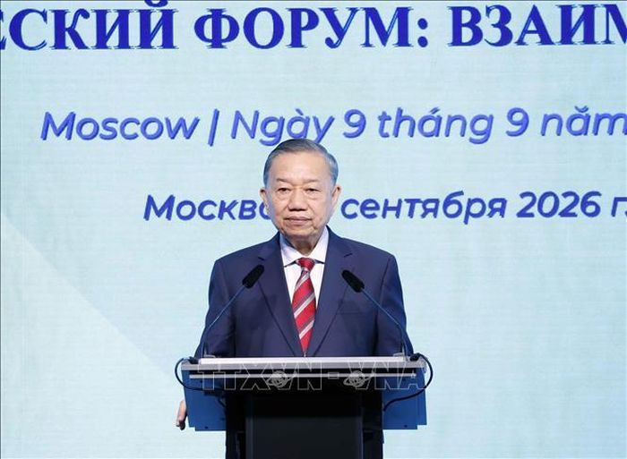 Tổng Bí thư, Chủ tịch nước Tô Lâm phát biểu. Ảnh: Thống Nhất/TTXVN