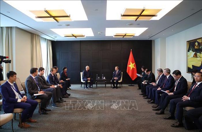 Tổng Bí thư, Chủ tịch nước Tô Lâm tiếp ông Vladimir Yevtushenkov, Nhà sáng lập Công ty Cổ phần đại chúng AFK Sistema. Ảnh: Thống Nhất/TTXVN