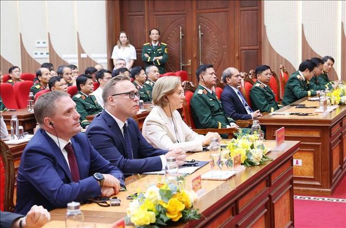 Các đại biểu dự buổi lễ. Ảnh: Văn Điệp/TTXVN