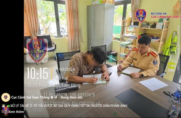Ảnh: Cục Cảnh sát Giao thông