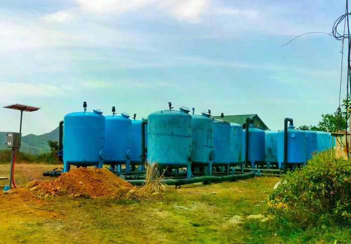 Trạm xử lý nước cơ động Thủy Yên đưa vào hoạt động ngày 30/8/2026, lưu lượng 4000 m3/ngày, đêm bổ sung nguồn nước thiếu hụt tại xã Chân Mây - Lăng Cô. Ảnh Nguyễn Lê.
