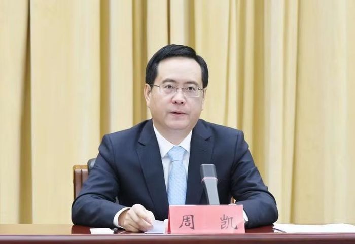 Bí thư thành ủy Ulanqab Chu Khải vừa bị thông báo điều tra. Ảnh: Sohu.