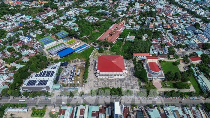 Toàn cảnh Trung tâm Huấn luyện và Thi đấu thể thao Tây Ninh, tại xã Châu Thành, tỉnh Tây Ninh. Ảnh: Giang Phương - TTXVN