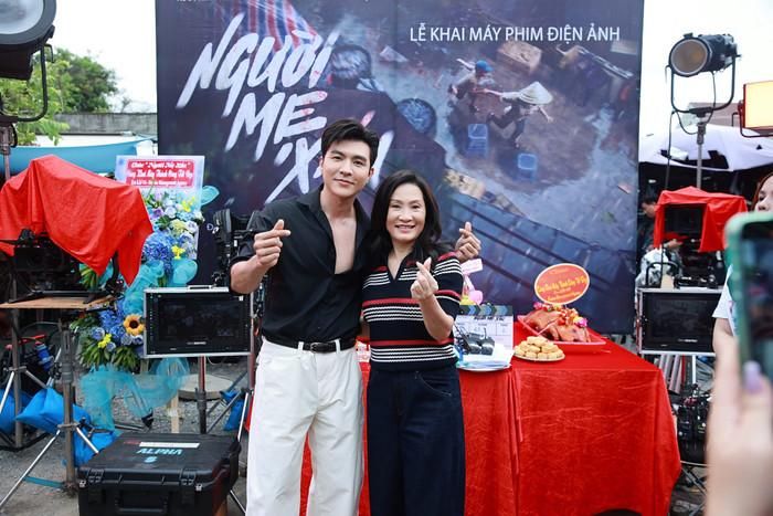 Hồng Đào và Steven Nguyễn lần đầu hóa mẹ con trên màn ảnh rộng. Ảnh: FBNV