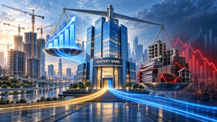 Kiểm soát rủi ro liên quan đến nguồn vốn và nợ xấu đang là bài toán lớn với BaoViet Bank. Ảnh minh họa: AI