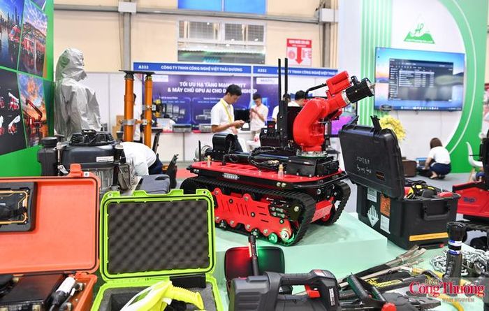 Các công nghệ, sản phẩm hiện đại được giới thiệu tại Triển lãm quốc tế về kỹ thuật, phương tiện PCCC và CNCH năm 2026.