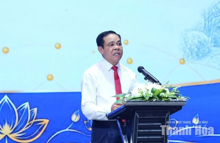 Chủ tịch UBND tỉnh Nghệ An Võ Trọng Hải phát biểu khai mạc hội nghị.