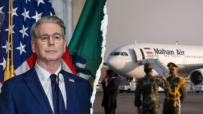 Bộ Tài chính Mỹ công bố các biện pháp trừng phạt nhằm vào 27 hãng hàng không Iran. Ảnh: Fox Business.