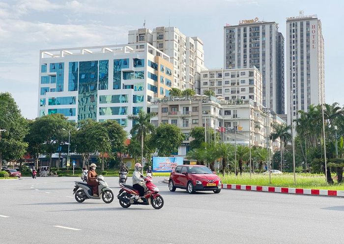 Khu vực ngã sáu (phường Kinh Bắc).