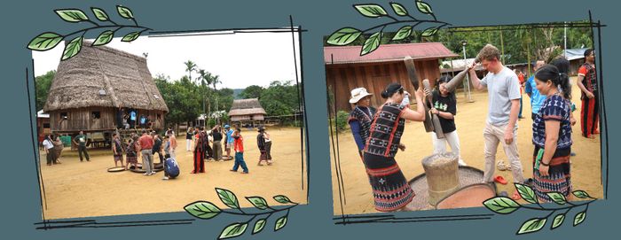 Những nét sinh hoạt truyền thống là một phần làm nên trải nghiệm khác biệt khi đến làng Aur.