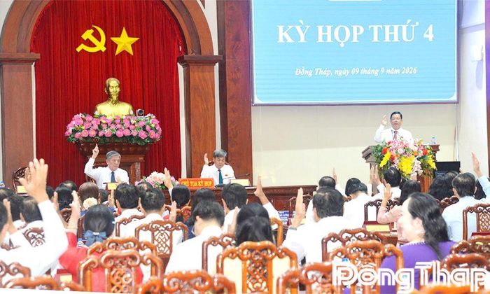 Đại biểu biểu quyết thông qua Nghị quyết tại Kỳ họp.
