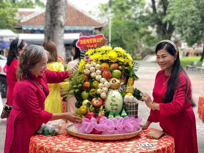 Chi hội phụ nữ thôn Lai Nghi đạt giải Nhất hội thi. Ảnh: Hải Yến