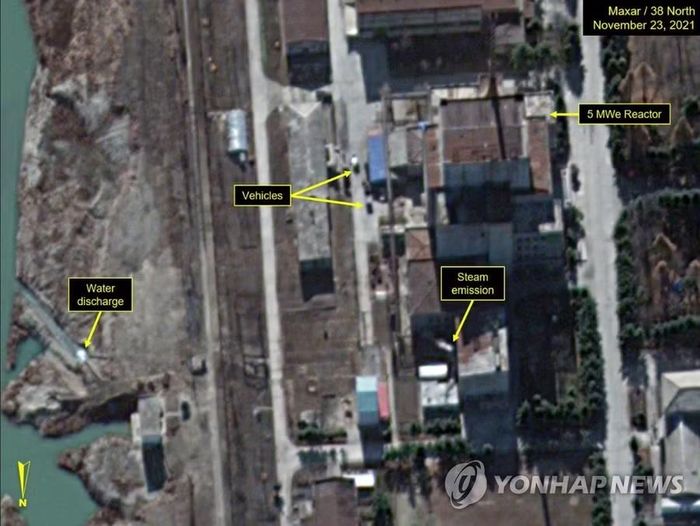 Ảnh vệ tinh tổ hợp hạt nhân Yongbyon của Triều Tiên, nằm ở phía Bắc thủ đô Bình Nhưỡng. Ảnh: Yonhap