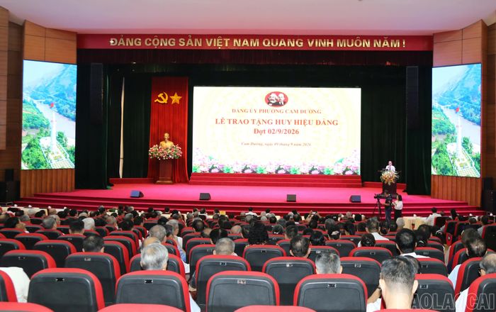 Quang cảnh buổi lễ.